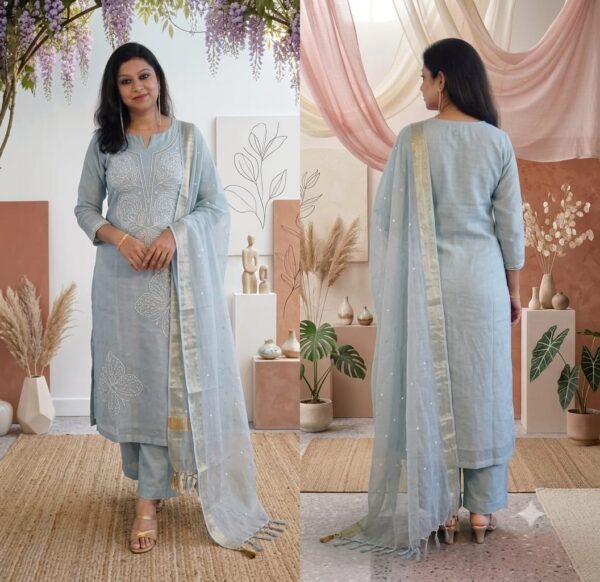 lucknowi dress material (click here for more options)