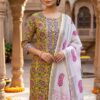 handblock print with kota doria dupatta (click here for more options)