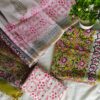 handblock print with kota doria dupatta (click here for more options)