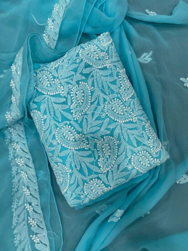lucknowi dress material (click here for more options)