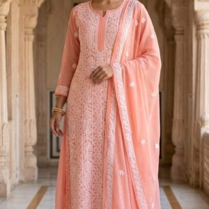 NEW ARRIVALS lucknowi dress material (click here for more options)