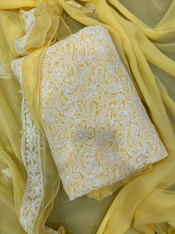 lucknowi dress material (click here for more options)