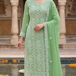 NEW ARRIVALS lucknowi dress material (click here for more options)