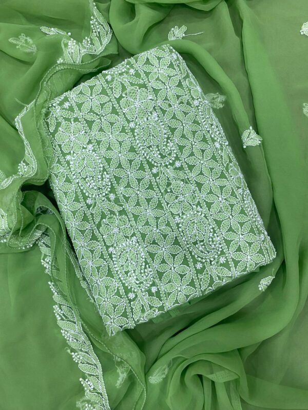 lucknowi dress material (click here for more options)