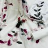 handblock print with chiffon dupatta (white printed)