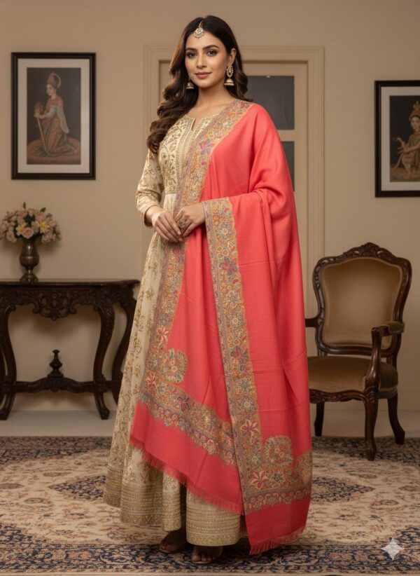 kashmiri semi pashmina stoles