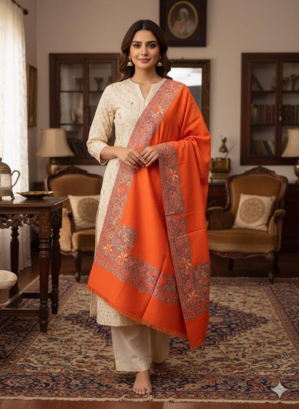 kashmiri semi pashmina stoles