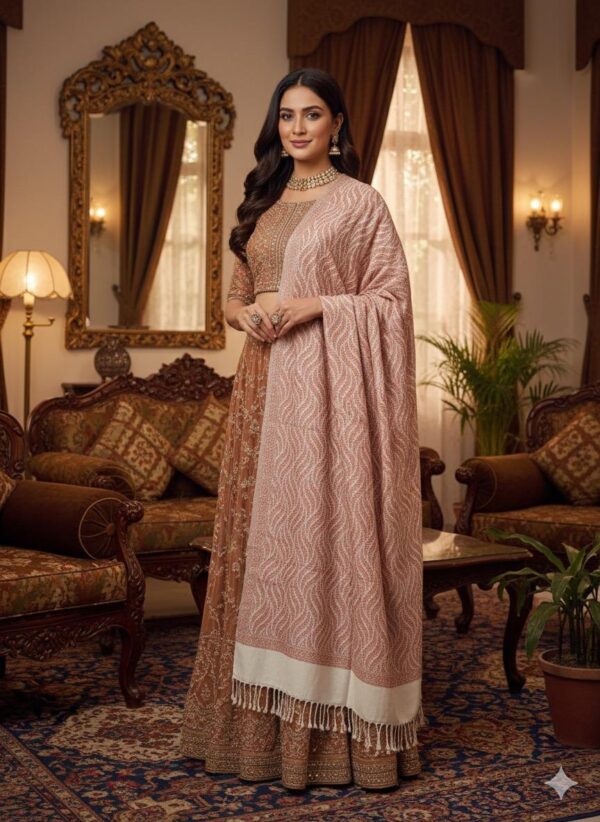 kashmiri semi pashmina stoles