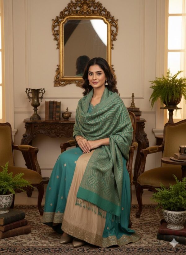 kashmiri semi pashmina stoles
