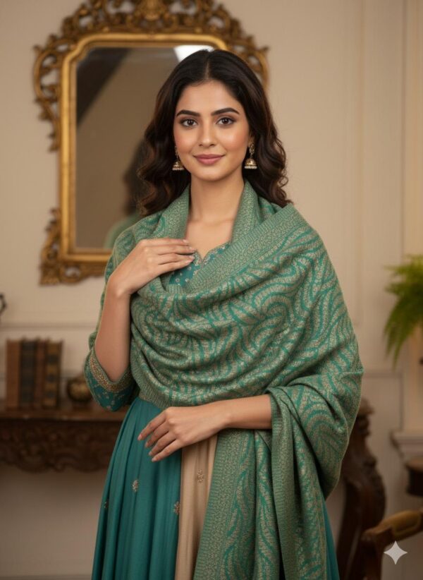 kashmiri semi pashmina stoles