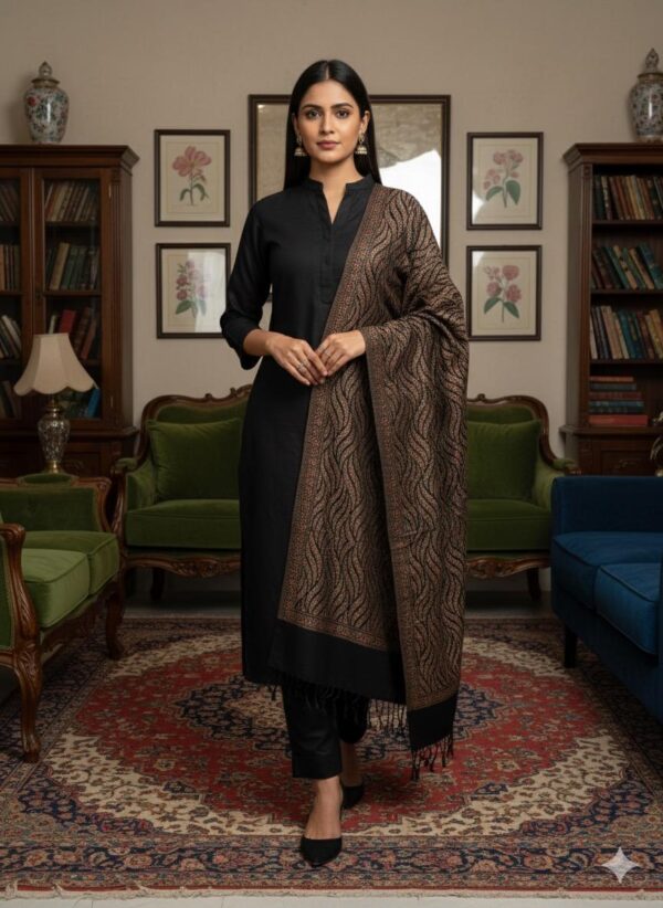 kashmiri semi pashmina stoles