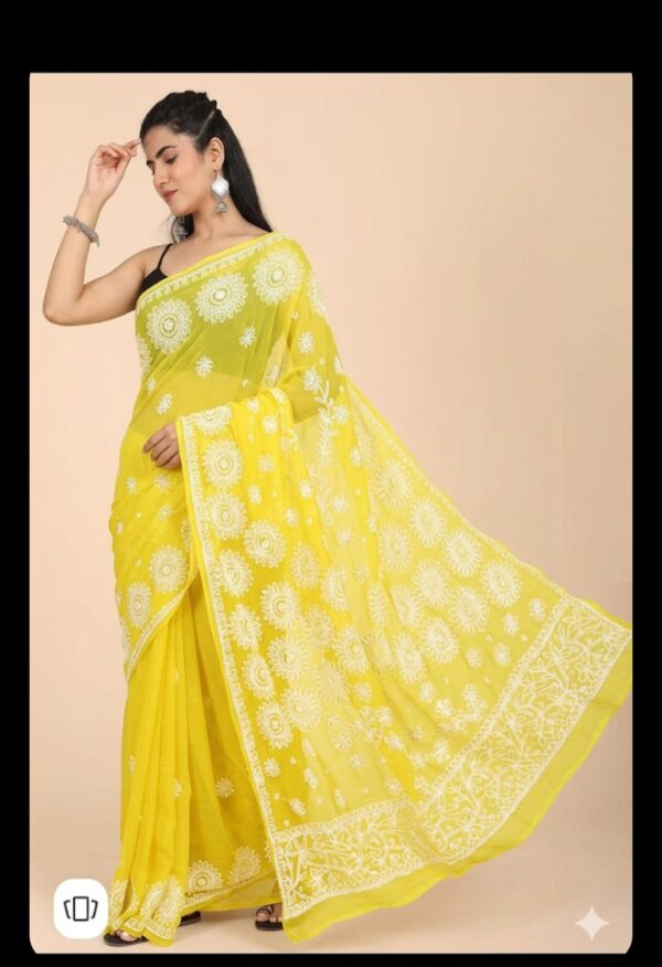 lucknowi customised saress lucknowi customised saress
