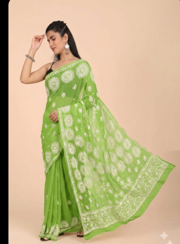 lucknowi customised saress lucknowi customised saress
