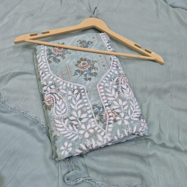 lucknowi dress material lucknowi dress material