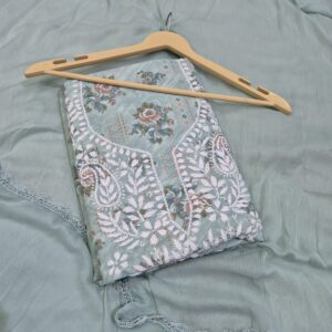 lucknowi dress material