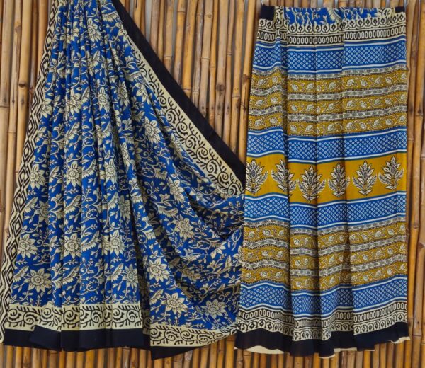 handblock print mul cotton sarees handblock print mul cotton sarees