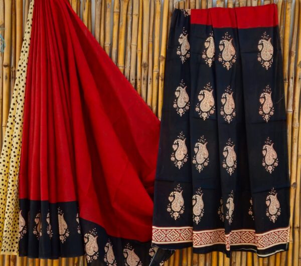 handblock print mul cotton sarees handblock print mul cotton sarees