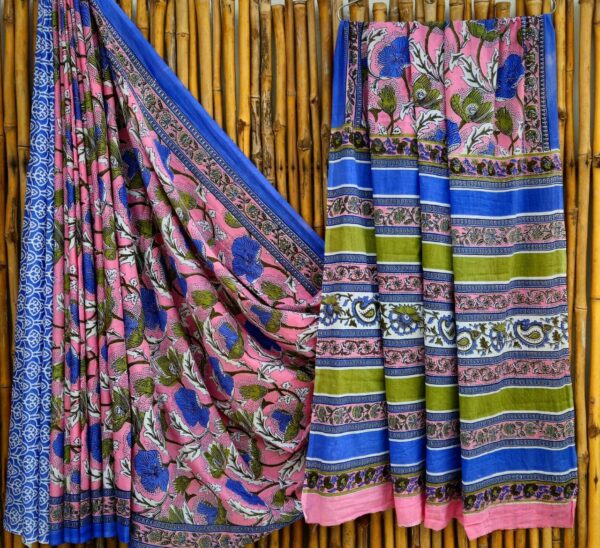 handblock print mul cotton sarees handblock print mul cotton sarees