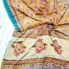 handblock print chiffon sarees