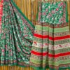 handblock print mul cotton sarees