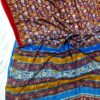 handblock print chiffon sarees