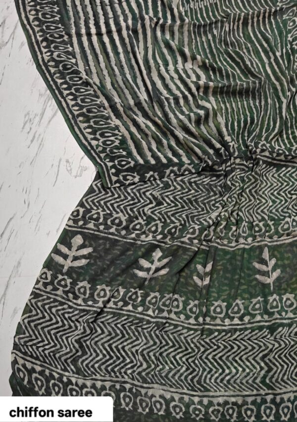 handblock print chiffon sarees handblock print chiffon sarees