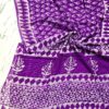 handblock print chiffon sarees