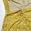 handblock print chiffon sarees