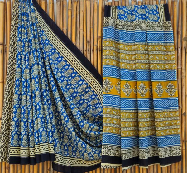 handblock print mul cotton sarees handblock print mul cotton sarees