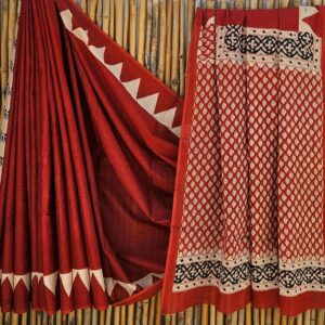 HOME handblock print mul cotton sarees