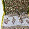 handblock print chiffon sarees