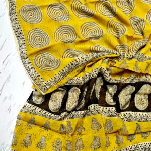 HOME handblock print chiffon sarees