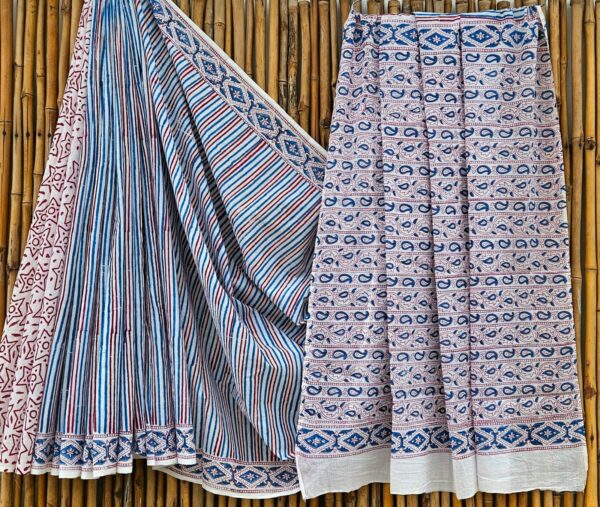 handblock print mul cotton sarees handblock print mul cotton sarees