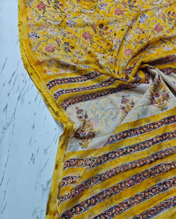 handblock print chiffon sarees handblock print chiffon sarees