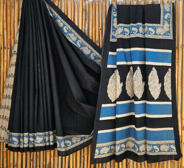 handblock print mul cotton sarees handblock print mul cotton sarees