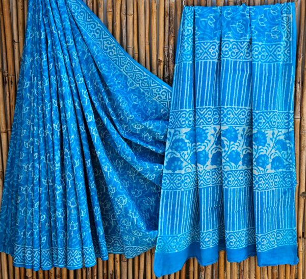 handblock print mul cotton sarees handblock print mul cotton sarees