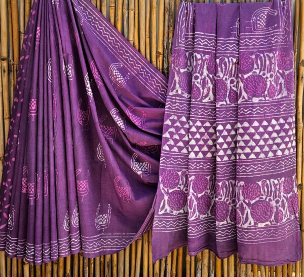 handblock print mul cotton sarees handblock print mul cotton sarees