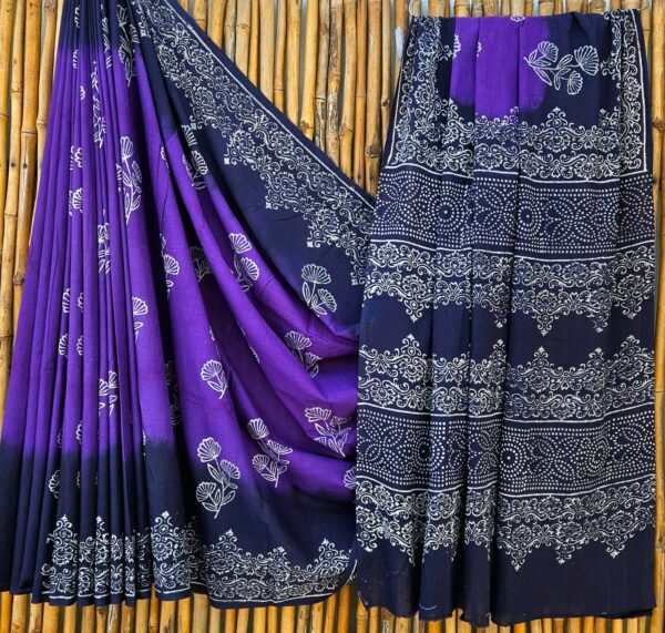 handblock print mul cotton sarees handblock print mul cotton sarees