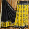 handblock print mul cotton sarees (purple floral printed)