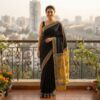handblock print silk sarees (red printed)