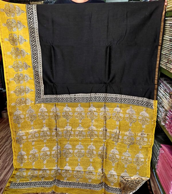 handblock print silk sarees (red printed) handblock print silk sarees (red printed)