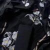 handblock print chanderi silk (pink with white dot )