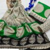 handblock print with chiffon dupatta (yellow floral printed 2)