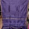 handblock print silk sarees (printed purple)