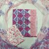 handblock print with chiffon dupatta (black printed)