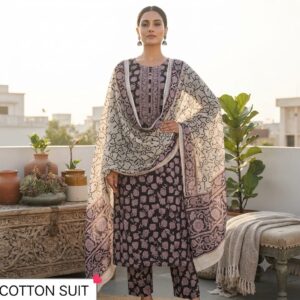 NEW ARRIVALS handblock print mul cotton (red)