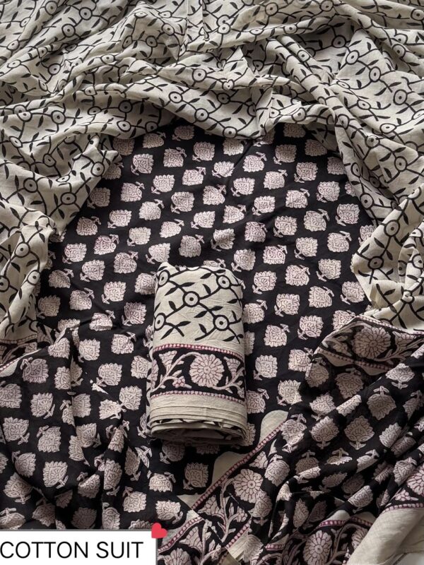 handblock print mul cotton (red) handblock print mul cotton
