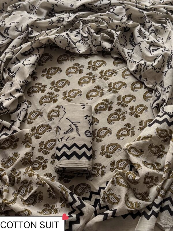 handblock print mul cotton (pink with green & yellow)