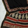 handblock print chiffon sarees(light green)