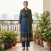 handblock print modal (black floral)